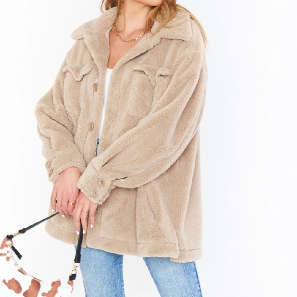 Show Me Your MuMu Whistler Shirt Teddy Jacket